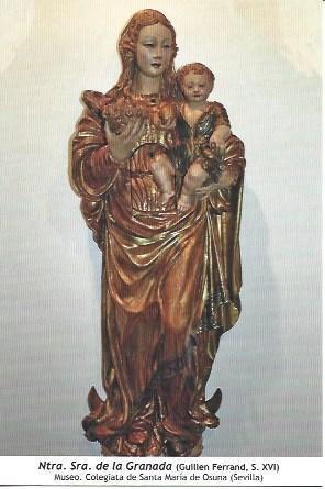 POSTAL A1445: Nuestra Señora de la Granada de la Colegiata de Osuna