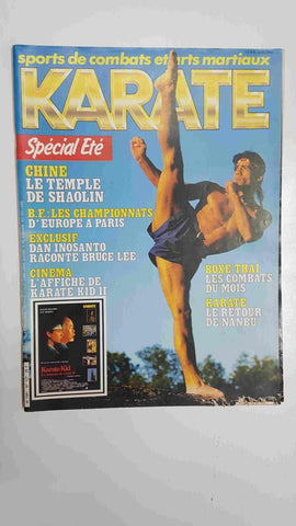 Revista: Karate num 127 - 25F. Sports de combats et arts martiaux. Incluye poster de Ralph Macchio/ Pat Morita en Karate Kid 2