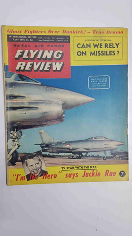 Revista: Royal Air Force Flying Review, International Edition num 07 vol XIV. TV star with the D.F.C., "'I'm no hero" says Jackie Rae