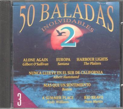 CD Musica: 50 Baladas inolvidables 2 - Vol. 3