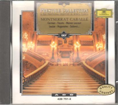 CD Musica: Montserrat Caballé - Arias y escenas de operas