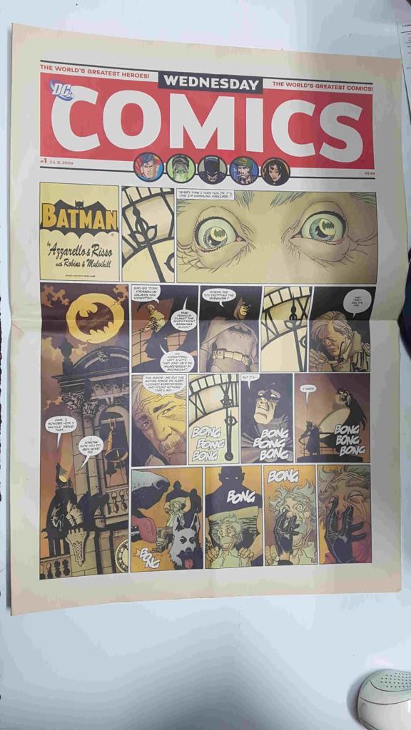 Wedensday DC Comics num 01, julio 8-2009. The World's Greatest Heroes