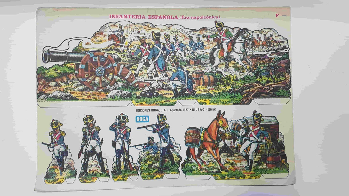 Recortables: Infantería Española (Era napoleónica)