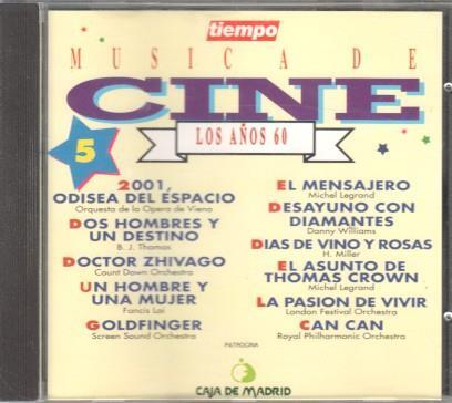 CD Musica: Musica de cine - Los años 60 - Vol. 5