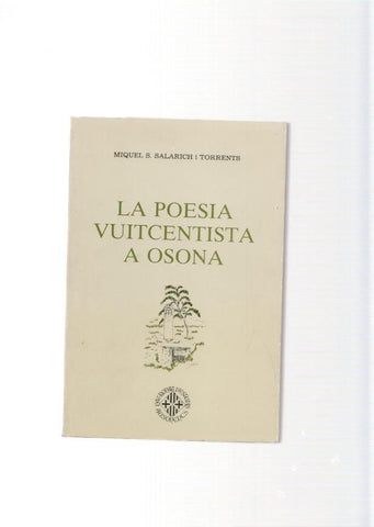 La poesia vuitcentista a Osona