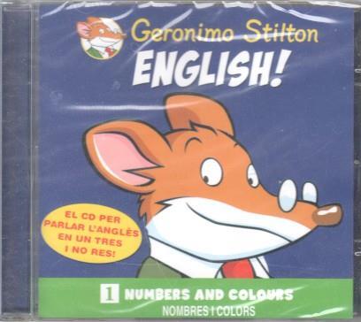 CD Musica: Geronimo Stilton - English! 1. Numbers and colors (Catala)