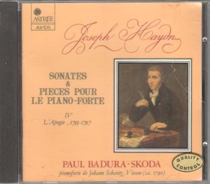 CD Musica: Joseph Haydn - Sonates & Pieces pour le pianoforte IV