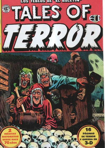 Los Tebeos de El Boletin numero 256: Tales of Terror + gafas 3 D