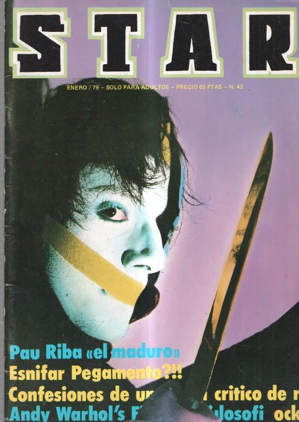 Revista Star numero 43: Pau Riba el maduro, Andy Warhol