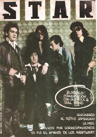 Revista Star numero 40: Burning conversacion con una rock & roll band