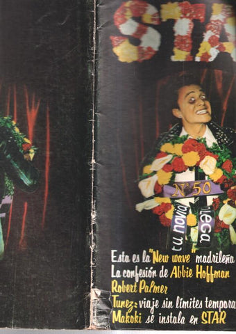 Revista Star numero 50: (cello lomo lado inferior)Makoki se instala en Star, New wave madrikeña, 