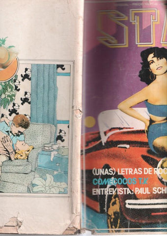 Revista Star numero 54: entrevista Paul Schrader (mal estado segun imagen)