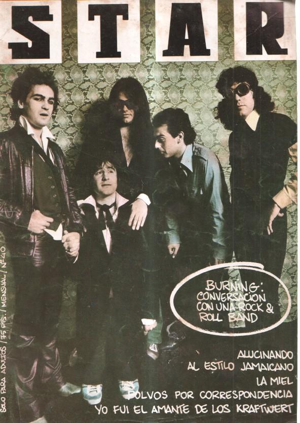 Revista Star numero 40: Burning (numerado 1 en cubierta interior)