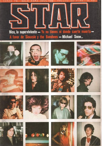 Revista Star numero 45: Ted Richard, Michael Snow  y la percepcion del espacio