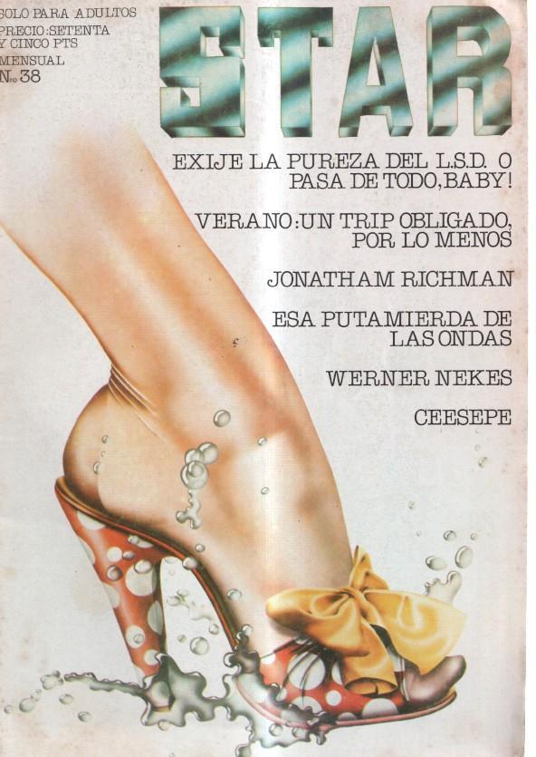 Revista Star numero 38: Jonatham Richman (numerado 1 interior cubierta)