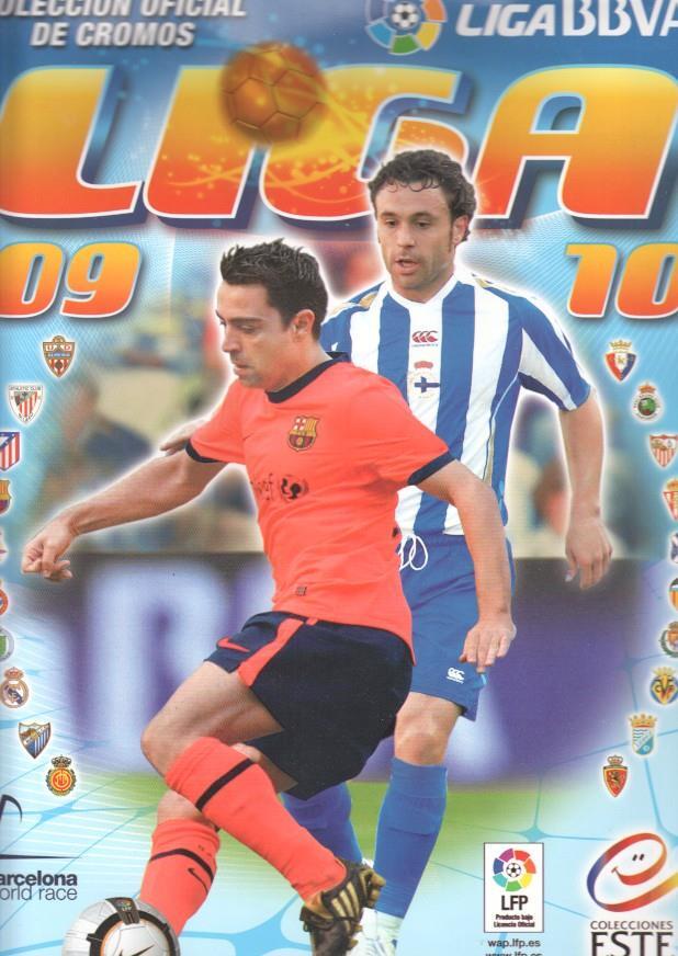 Album cromos: Liga 09/10 (INCLUYE 20 CROMOS PEGADOS)