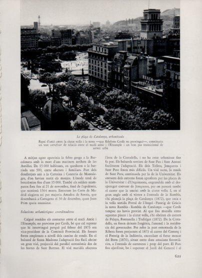 LAMINA V26193: Vista de la plaça de Catalunya, Barcelona