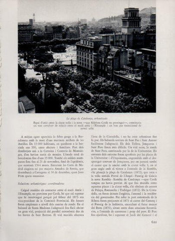 LAMINA V26193: Vista de la plaça de Catalunya, Barcelona