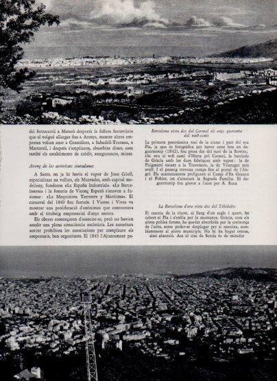 LAMINA V26185: Vista de Barcelona des de el Carmel i el Tibidabo
