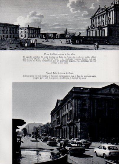 LAMINA V26175: Plaça Palau i passeig de Colom, Barcelona