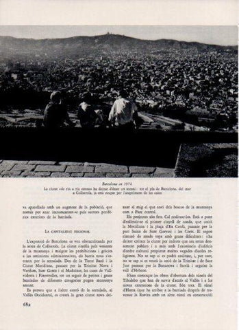 LAMINA V26223: Vista de Barcelona en 1974