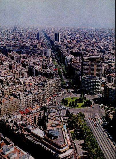 LAMINA V26219: Vista aeria plaça Calvo Sotelo o Francesc Macia, Barcelona