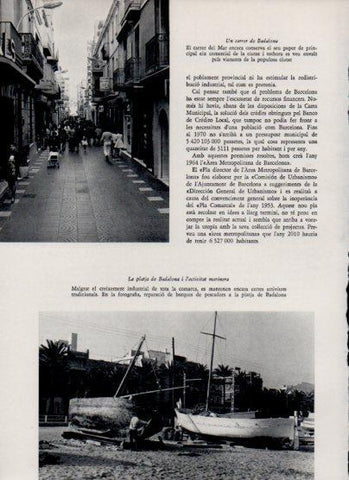 LAMINA V26212: Platja i carrer del Mar de Badalona