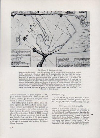 LAMINA V26171: Pla del port de Barcelona el 1743