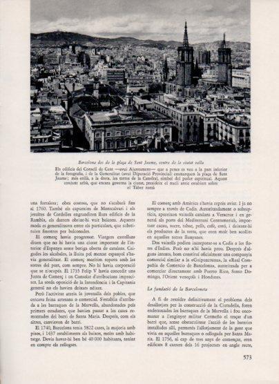LAMINA V26170: Barcelona des de la plaça de Sant Jaume