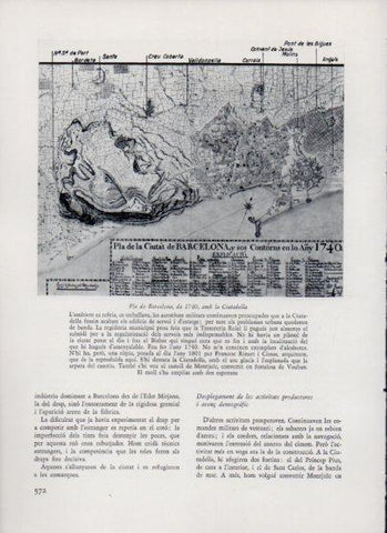 LAMINA V26169: Pla de Barcelona de 1740