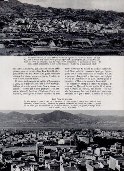LAMINA V26125: Vista de Olesa i Sant Feliu de Llobregat