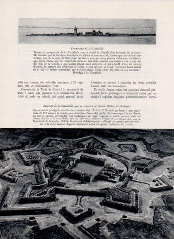LAMINA V26167: Maqueta de la Ciutadella de Barcelona