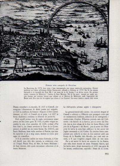 LAMINA V26160: La Barcelona de 1572, obra de Civitates Orbis Terrarum