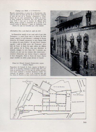 LAMINA V26158: Antiga casa Malla fatxada, Barcelona