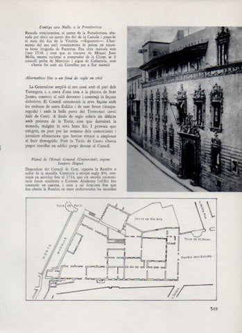 LAMINA V26158: Antiga casa Malla fatxada, Barcelona