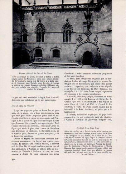 LAMINA V26154: Façana de la Casa de la Ciutat, Barcelona