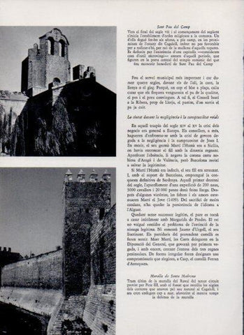LAMINA V26150: Muralla de Santa Madrona, Barcelona