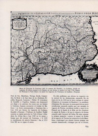 LAMINA V26226: Mapa del Principat de Catalunya dibuix de Sanson