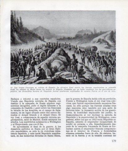 LAMINA V26309: Las tropas francesas se retiran de España