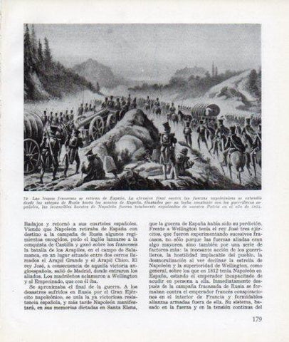 LAMINA V26309: Las tropas francesas se retiran de España