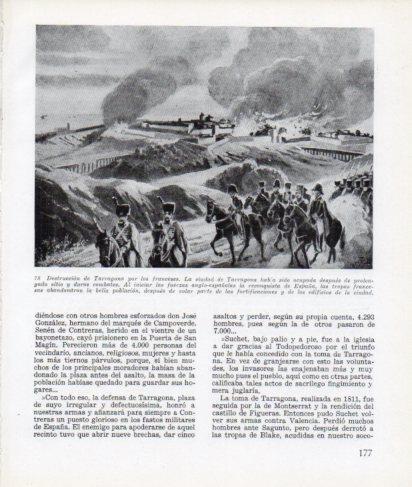 LAMINA V26308: Destruccion de Tarragona por los franceses