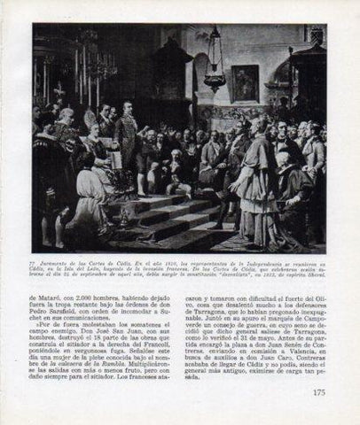 LAMINA V26307: Juramento de las Cortes de Cadiz