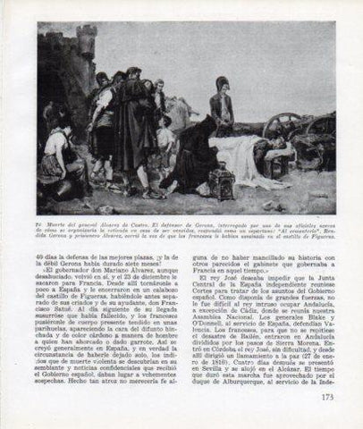 LAMINA V26306: Muerte del general Alvarez de Castro