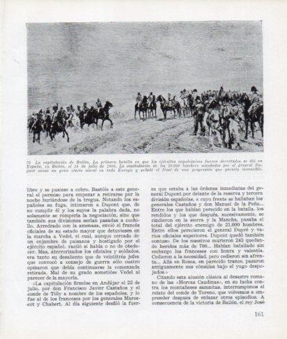 LAMINA V26301: La capitulacion de Bailen