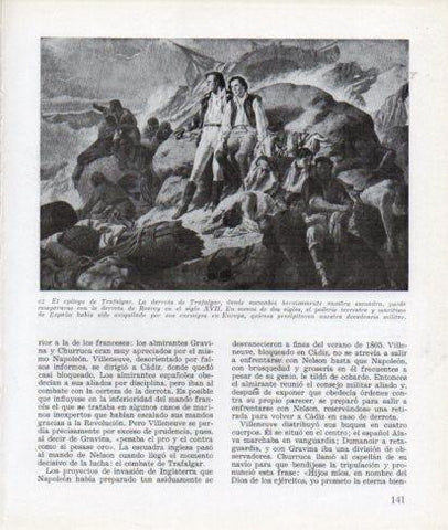 LAMINA V26291: El epilogo de Trafalgar