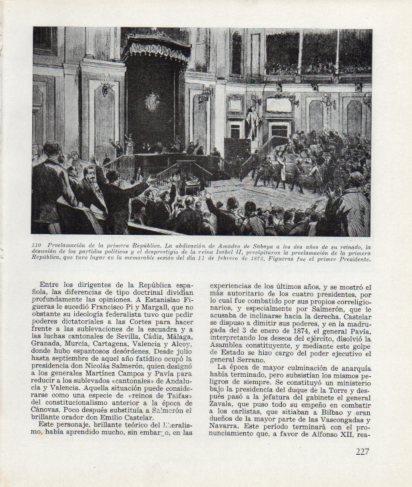 LAMINA V26331: Proclamacion de la primera Republica 1873