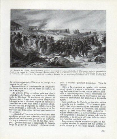 LAMINA V26327: Batalla de Tetuan