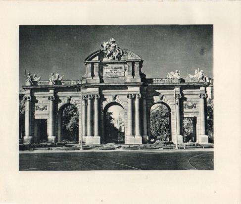 LAMINA V26324: Puerta de Alcala, Madrid