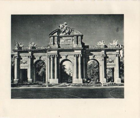 LAMINA V26324: Puerta de Alcala, Madrid