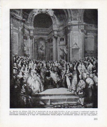 LAMINA V26325: Bautizo de Alfonso XII